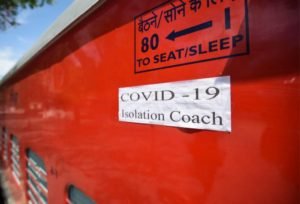 covid 19 isolation train coach indian railways