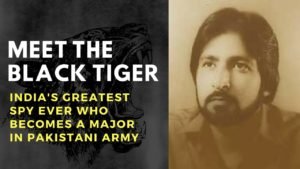 INDIAN SPY TIGER RAVINDRA KAUSHIK BLACK TIGER