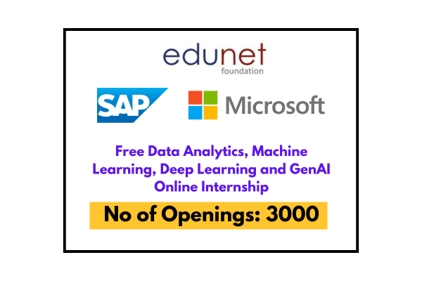 Free Microsoft & SAP Online 4 week Internship program