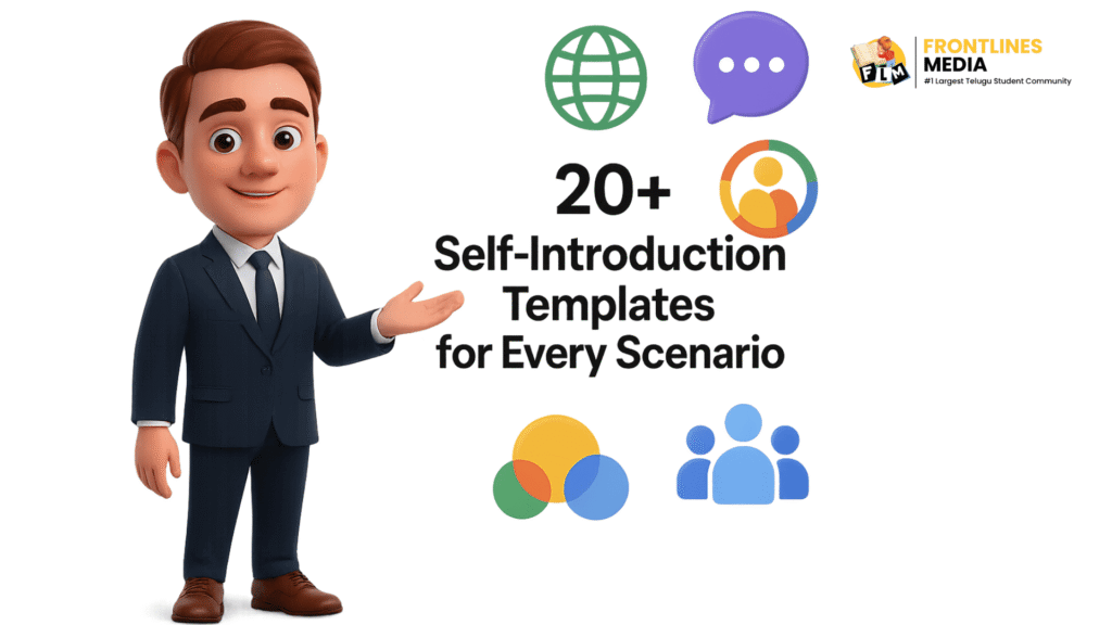 Self Introduction Templates | 20+Ready Examples for Interviews