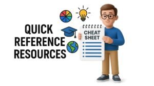 QUICK REFERENCE RESOURCES