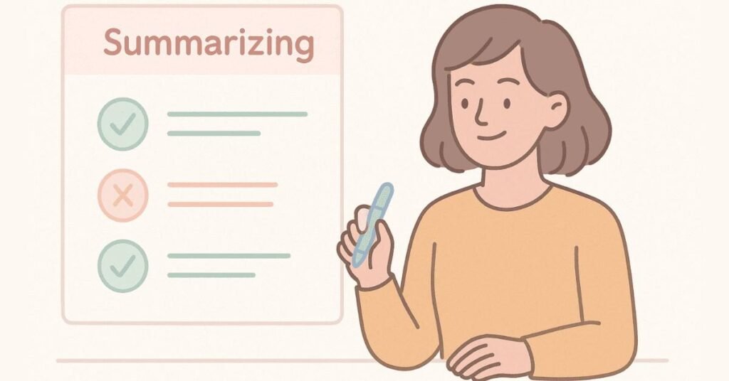 PREP communication framework represented using simple pastel infographic.