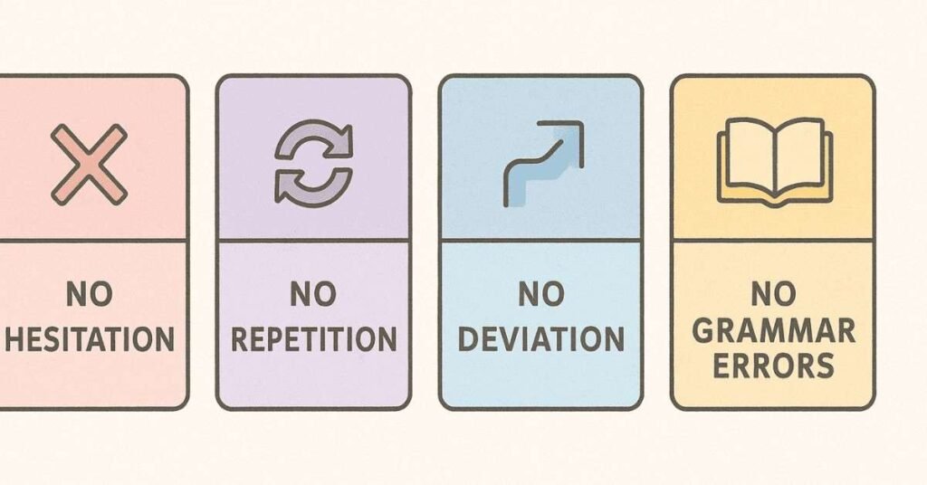 Infographic showing the four major JAM rules.