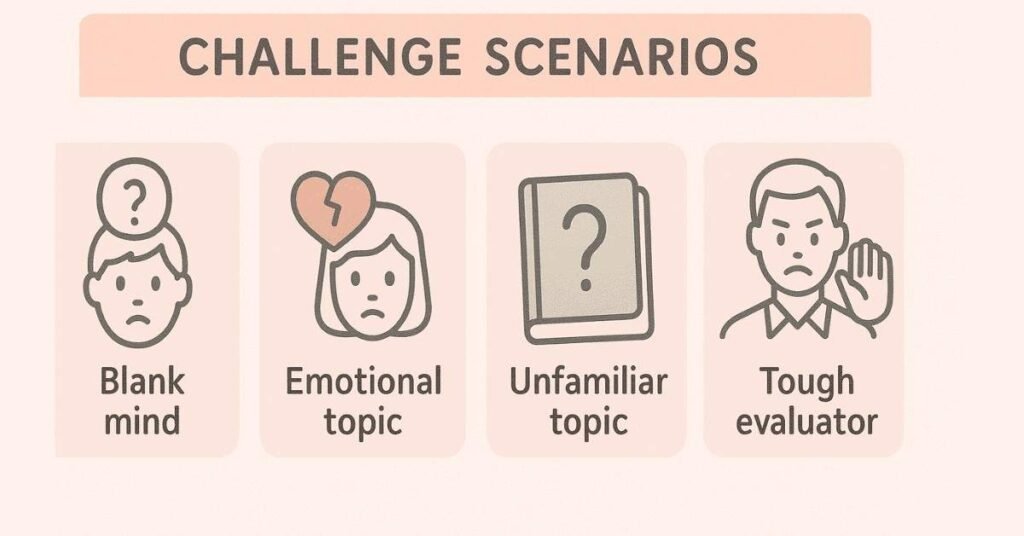 Infographic explaining four major unexpected challenges during JAM and how to handle them.