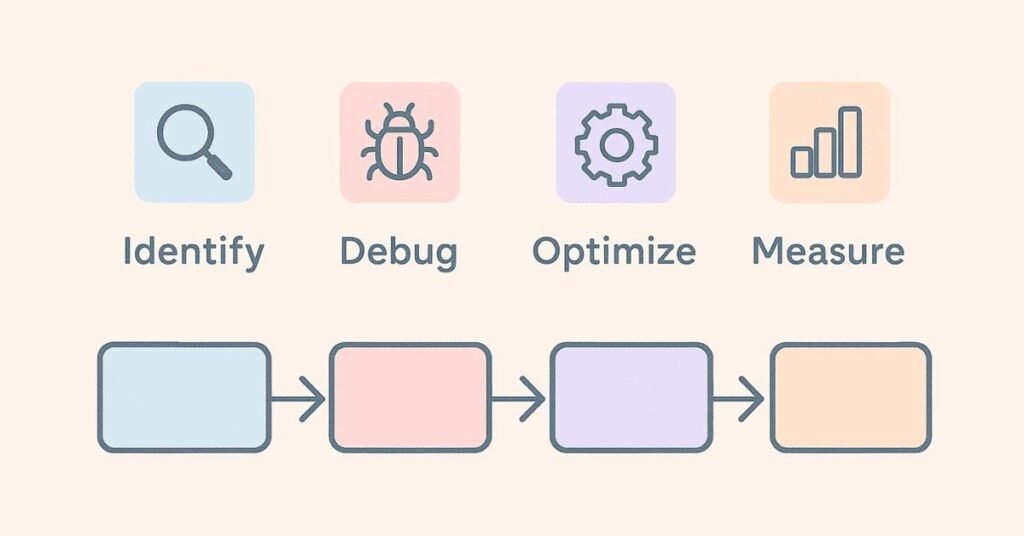 Technical troubleshooting workflow visual
