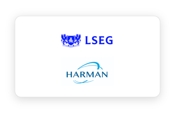 "LSEG & Harman are hiring : Software engineers"