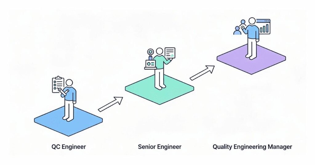 Quality control engineer career growth path