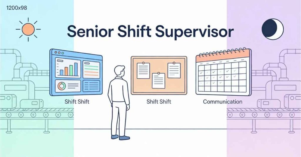 Senior shift supervisor career in manufacturing