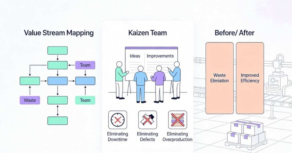 Continuous improvement and kaizen leadership role