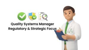 Quality Systems Manager—Regulatory & Strategic Focus