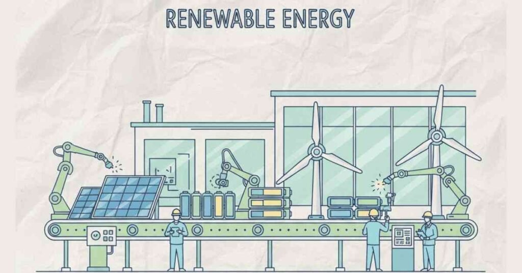Renewable energy manufacturing sector career opportunities in India