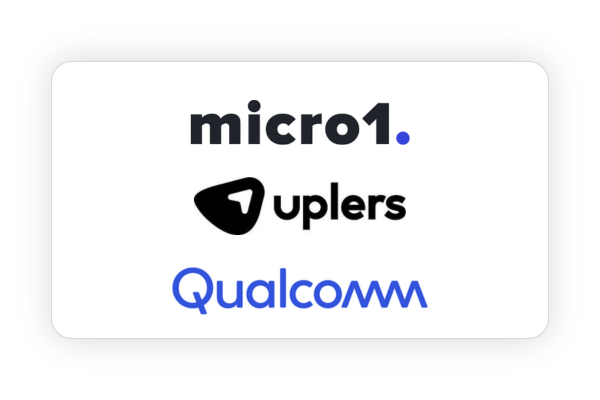 Micro1 , Uplers and Qualcomm flm poster