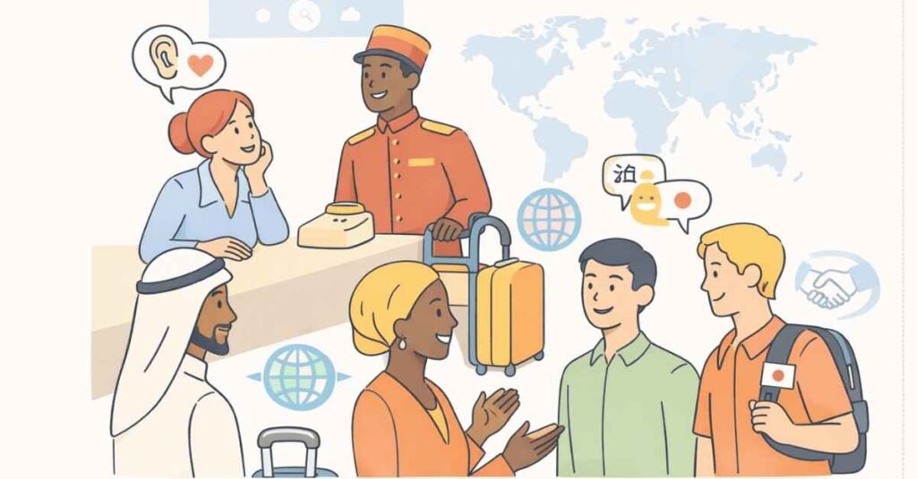 Communication hierarchy in hospitality industry