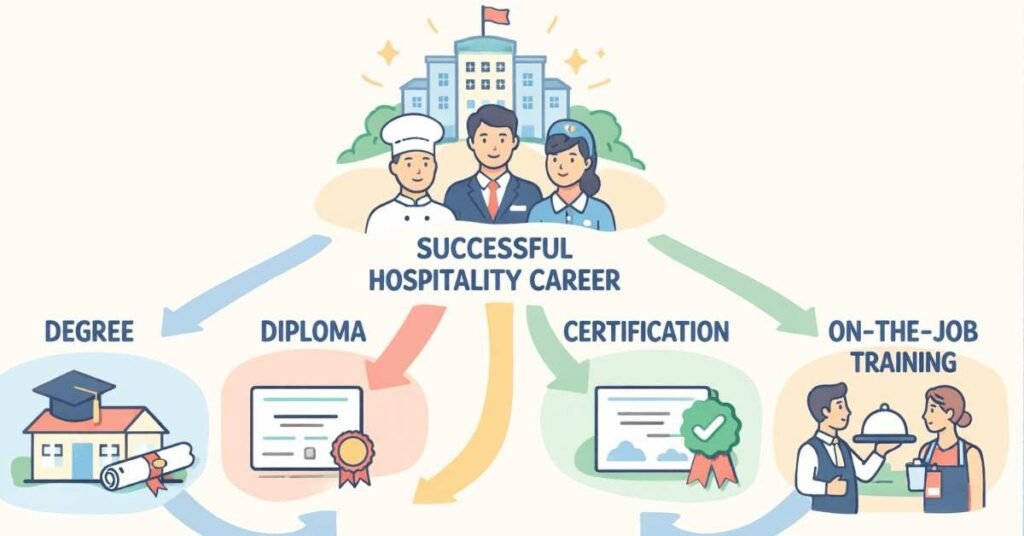 Educational qualifications for hospitality careers overview