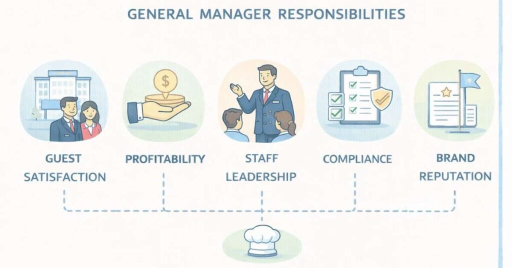 Responsibilities of a hotel general manager