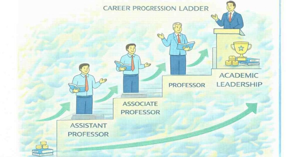 UGC NET career growth salary and professor promotions