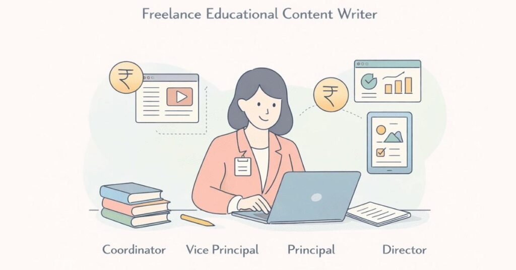 Educational content writing freelance career in India