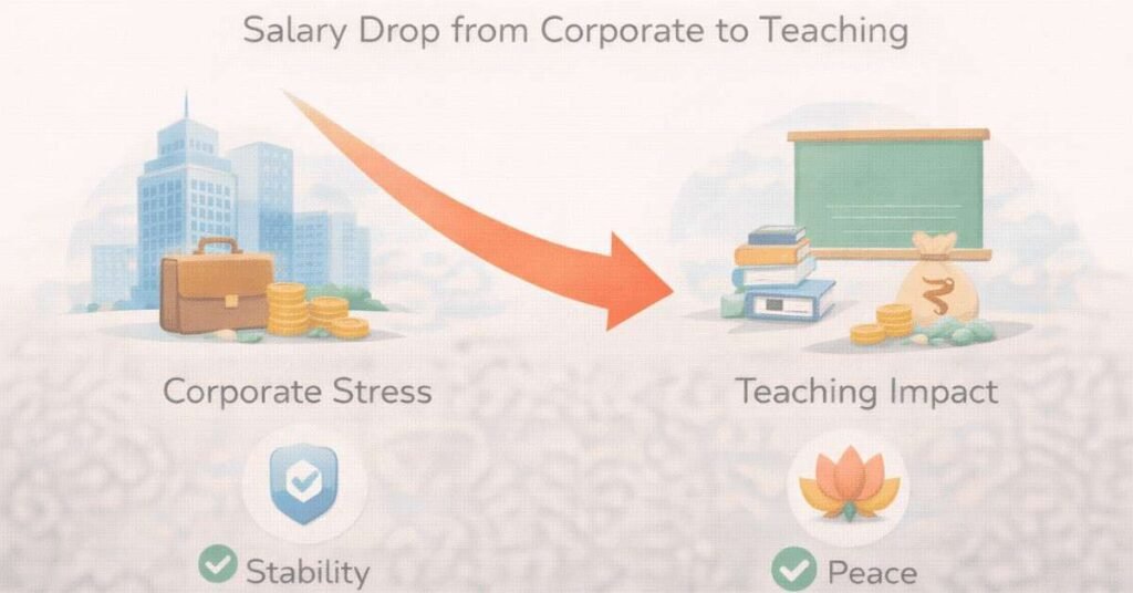 Salary reality of switching from corporate to teaching