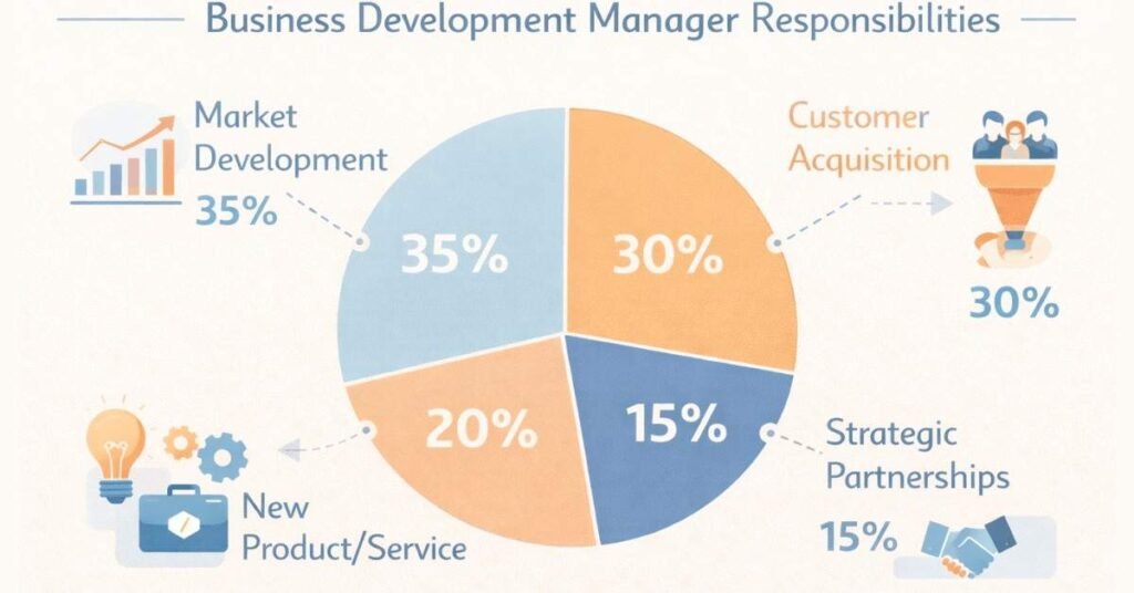 Manufacturing business development responsibilities