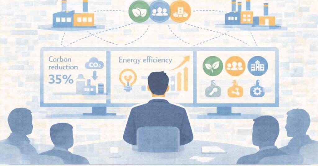 Manufacturing sustainability ESG director environmental leadership