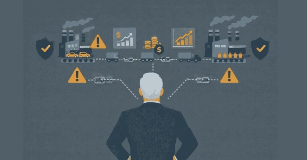 Manufacturing risk and compliance officer managing enterprise risk