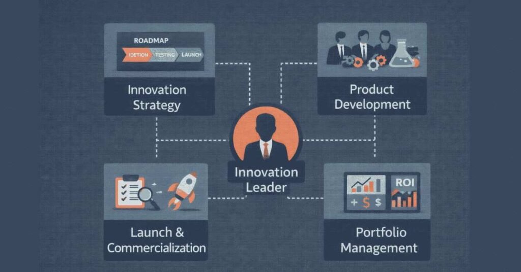 Responsibilities of a product innovation manager in new product development