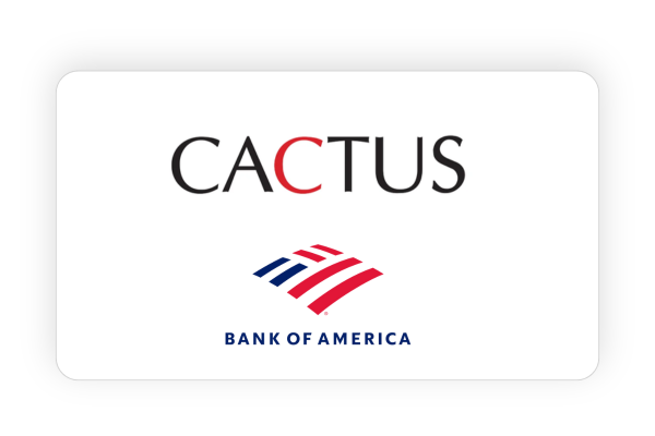 cactus & Bank of America