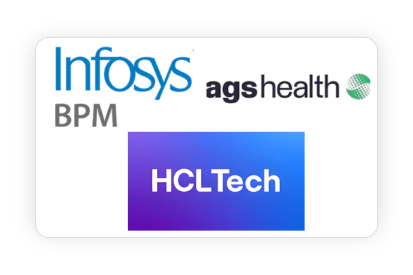 INFOSYS BPM, AGS HEALTH,HCL TECH, FLM WALKIN DRIVES