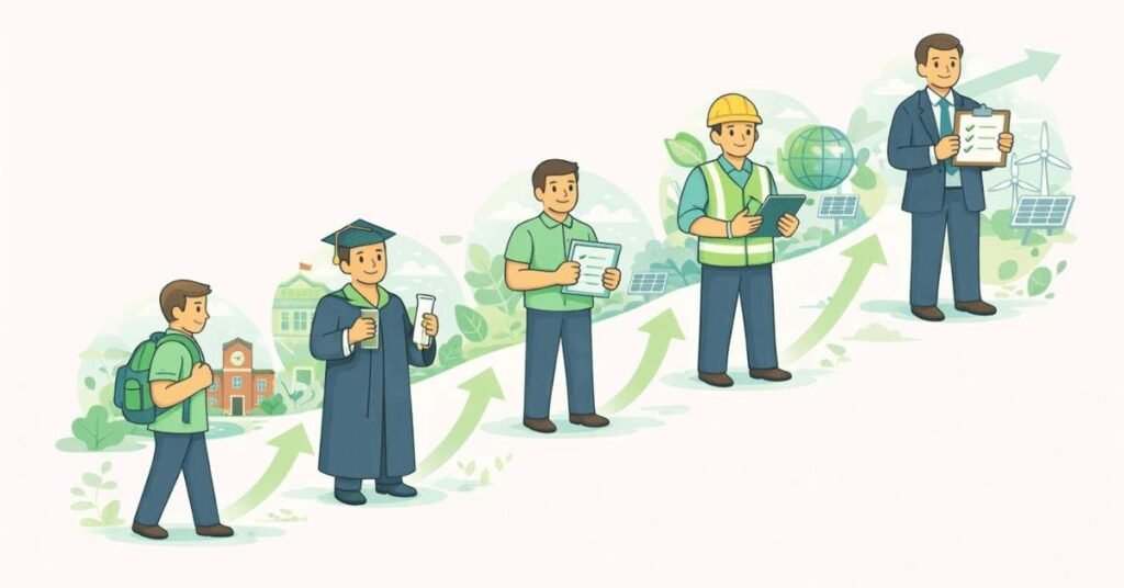 Environmental services career roadmap for students