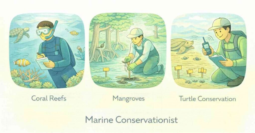 Marine conservation careers in India