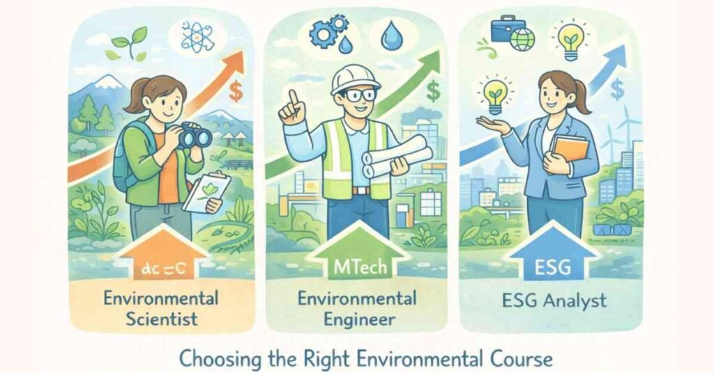 Environmental jobs salary in India role wise growth