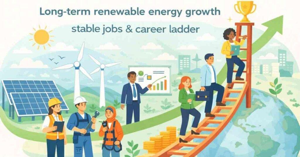 Renewable energy career stability in India