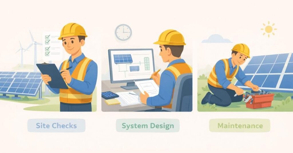 day in the life of a solar engineer