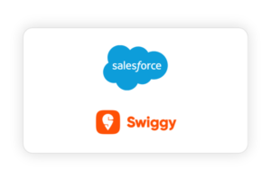 Salesforce & Swiggy flm poster