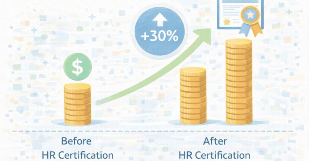 HR salary growth graph