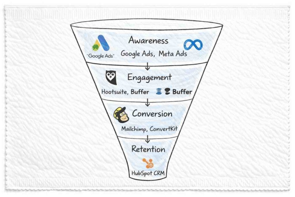 Marketing funnel tools