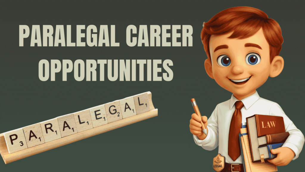 PARALEGAL CAREER OPPORTUNITIES