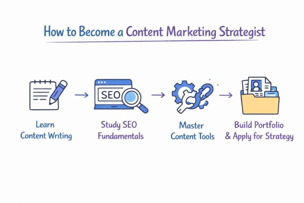 Content marketing strategist career roadmap