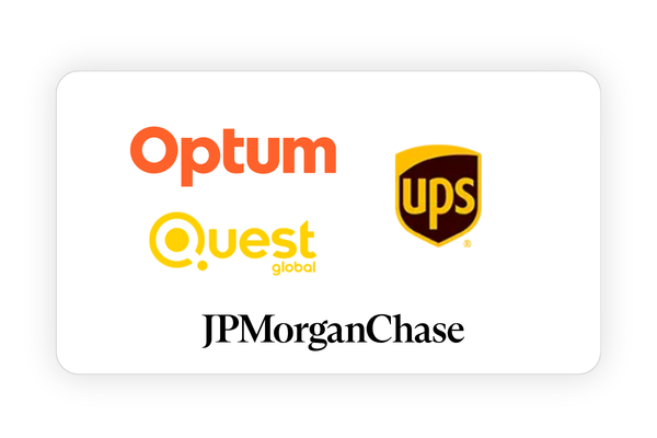 Optum, Quest Global, JP Morghan Chase, Ups flm poster