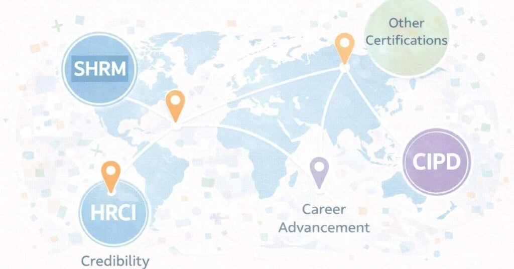 Global HR certification map
