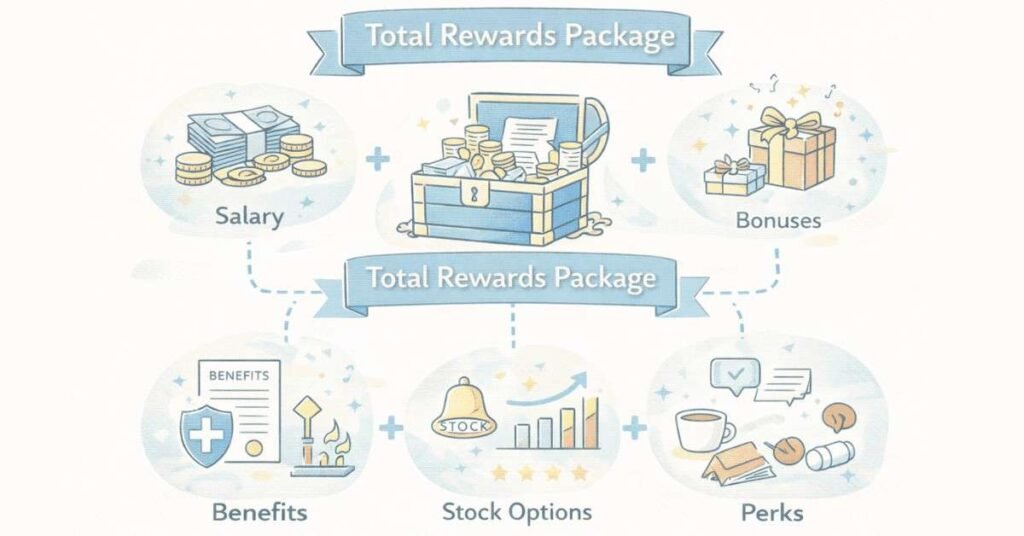 Compensation components infographic