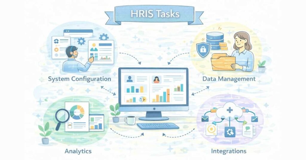 HRIS responsibilities diagram
