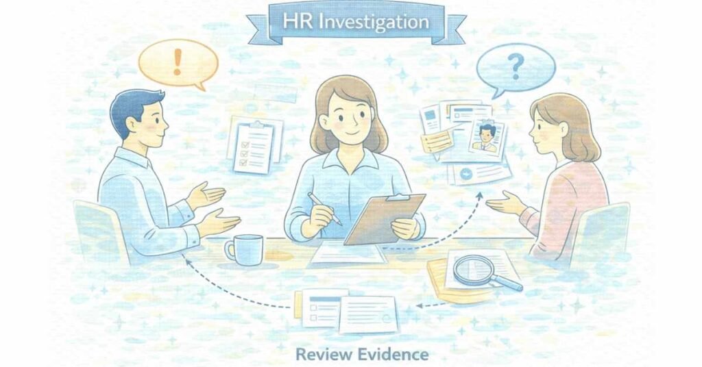 HR investigation workflow