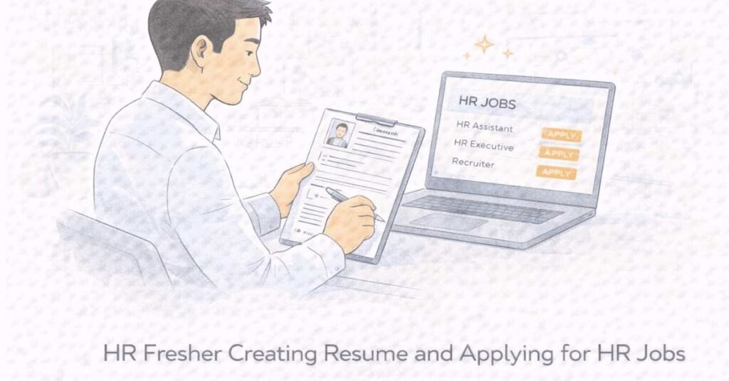 HR candidate applying for job