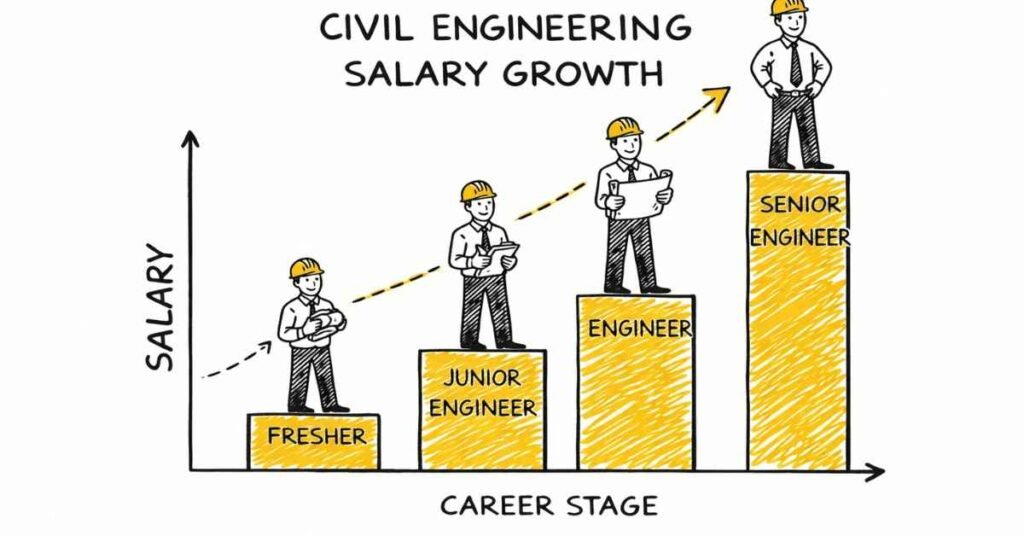 Civil Engineering Salary Growth