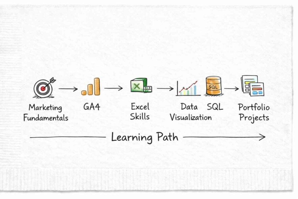 Marketing analyst learning roadmap