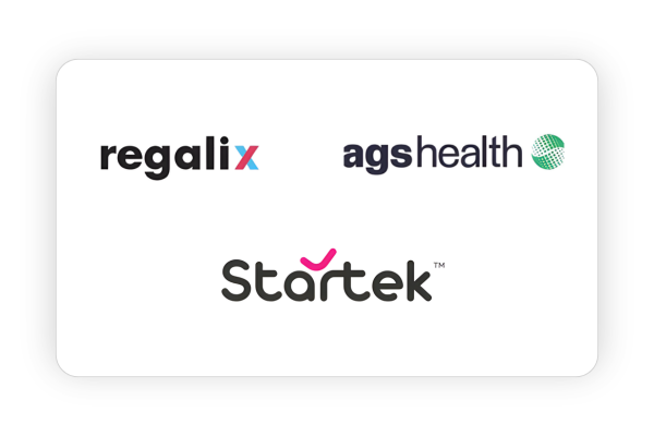 Regalix, AGS Health, Startek, Flm Walk-in Drives