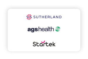 Sutherland, AGS Health and Startek Flm Walk-in Drives.