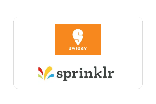 Swiggy & Sprinklr jobs