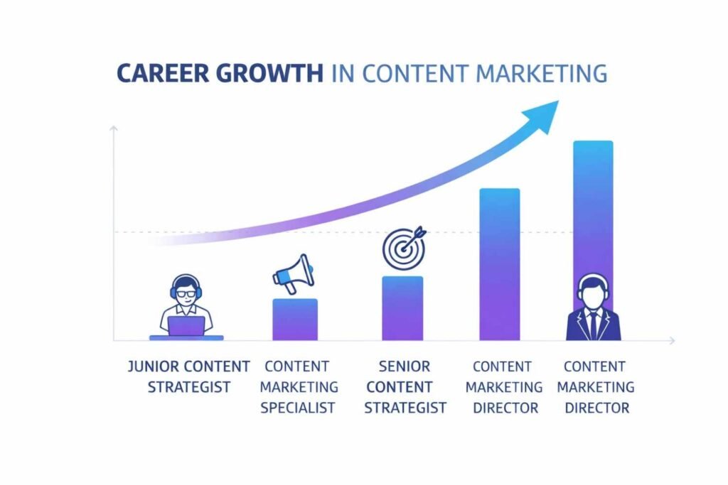 Content marketing strategist salary growth in India